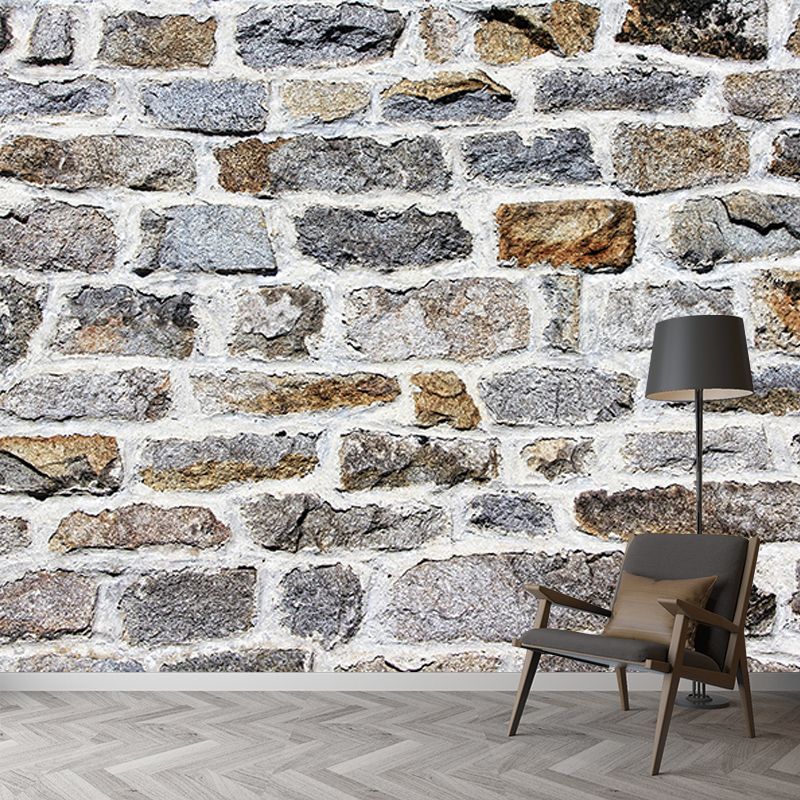 Industrial Style Brick Wall Mural Wallpaper Horizontal Photography Bathroom Wall Art