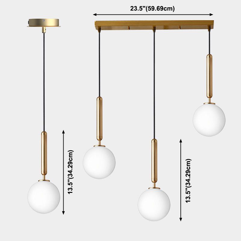 Moderne minimalistische Anhängerleuchte -Deckenbeleuchtung mit kreativer Glasform