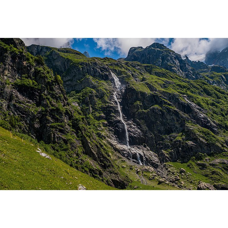 Customized Mountain Landscapes Mural Environment Friendly Wallpaper for Bedroom