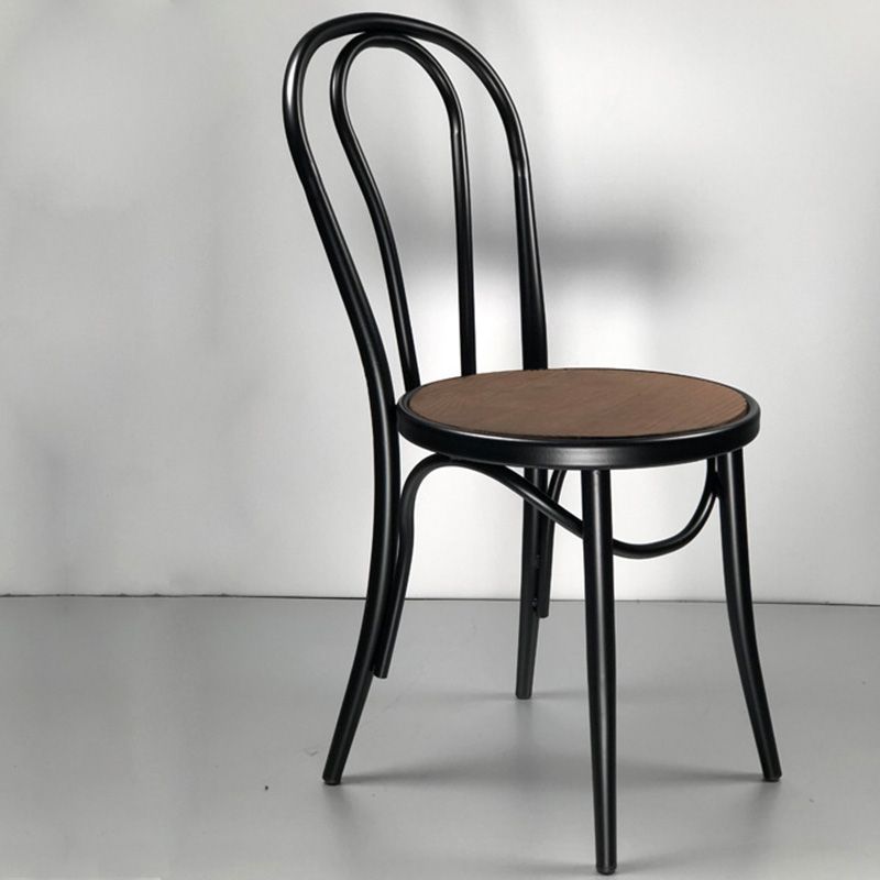 Industrial Kitchen Dining Side Chair Open Back Dining Side Chair