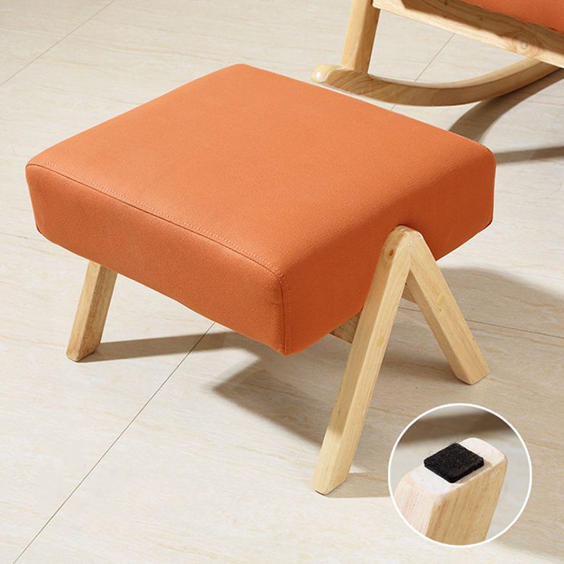 Living Room Easy Chair Wood Lazy Lounge Chair Home Leisure Sofa Rocking Chair