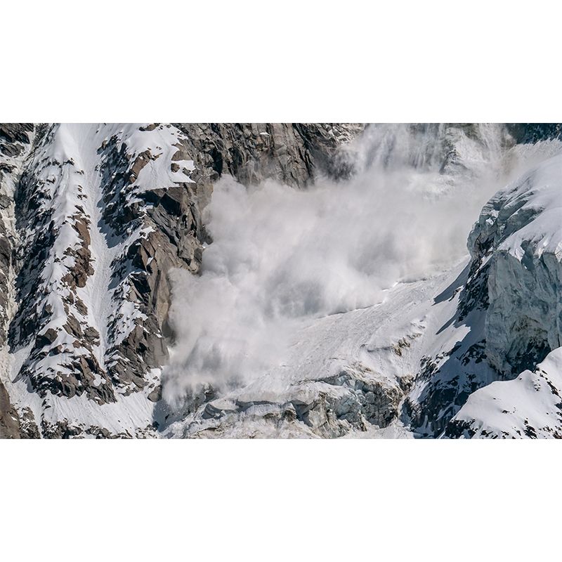 Tall Mountain Mural Wallpaper Contemporary for Bedroom Decor