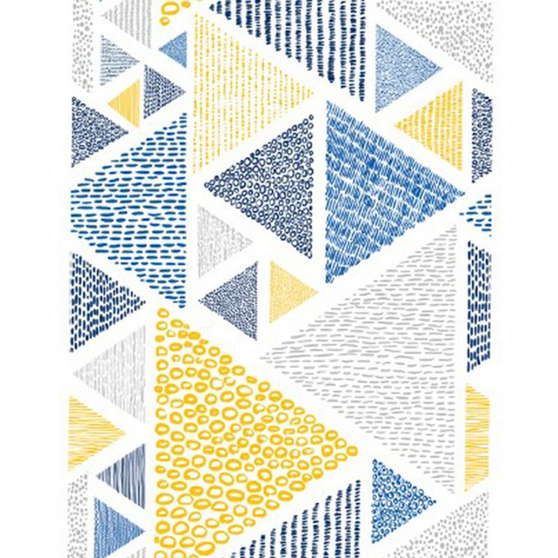 Nordic Living Room Rug Multi-Color Geometric Indoor Rug Synthetics Anti-Slip Backing Machine Washable Area Carpet