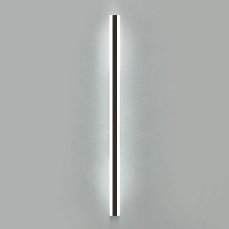 Luces de apliques de pared lineal contemporánea 1 Light Light Light Accesorio con sombra acrílica