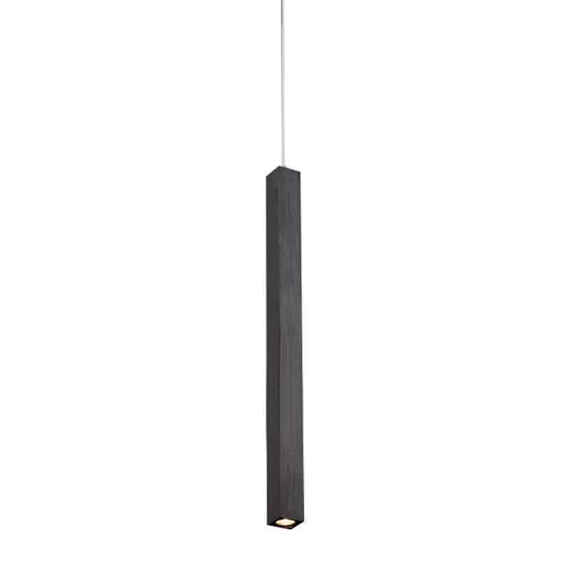 Moderno techo cuboideo de metal de metal único de la sala de estar de color negro/blanco led