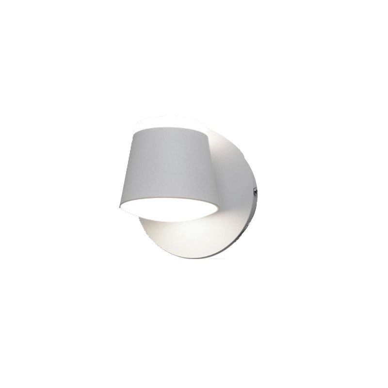 Modern Simplicity LED Wall Lamp Geometric Rotatable Wall Light with Acrylic Shade