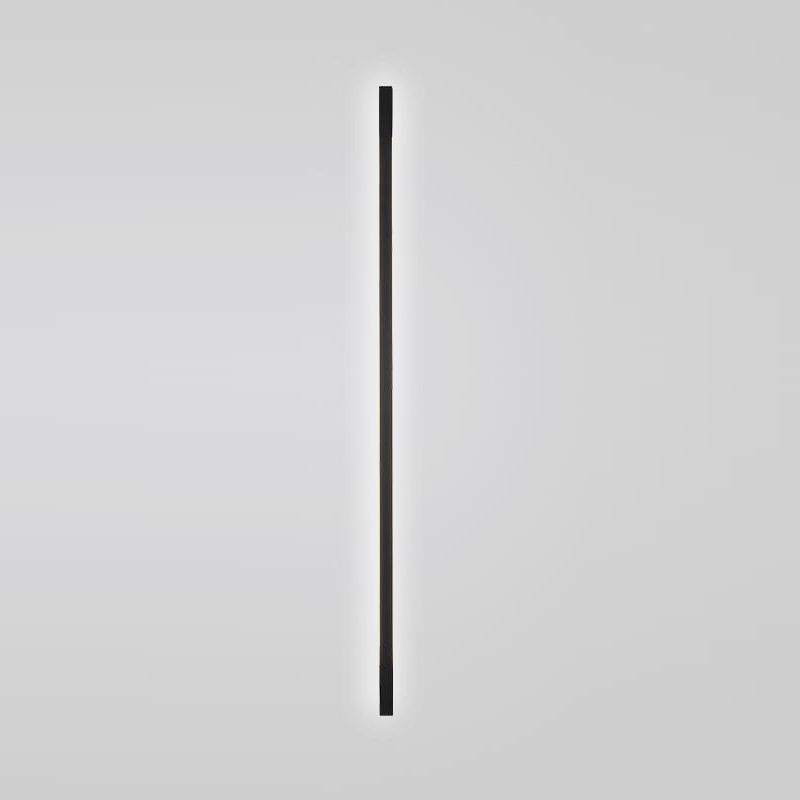 Single Modern Black/Golden Wall Mounted Sconce Linear Wall Light for Living Room