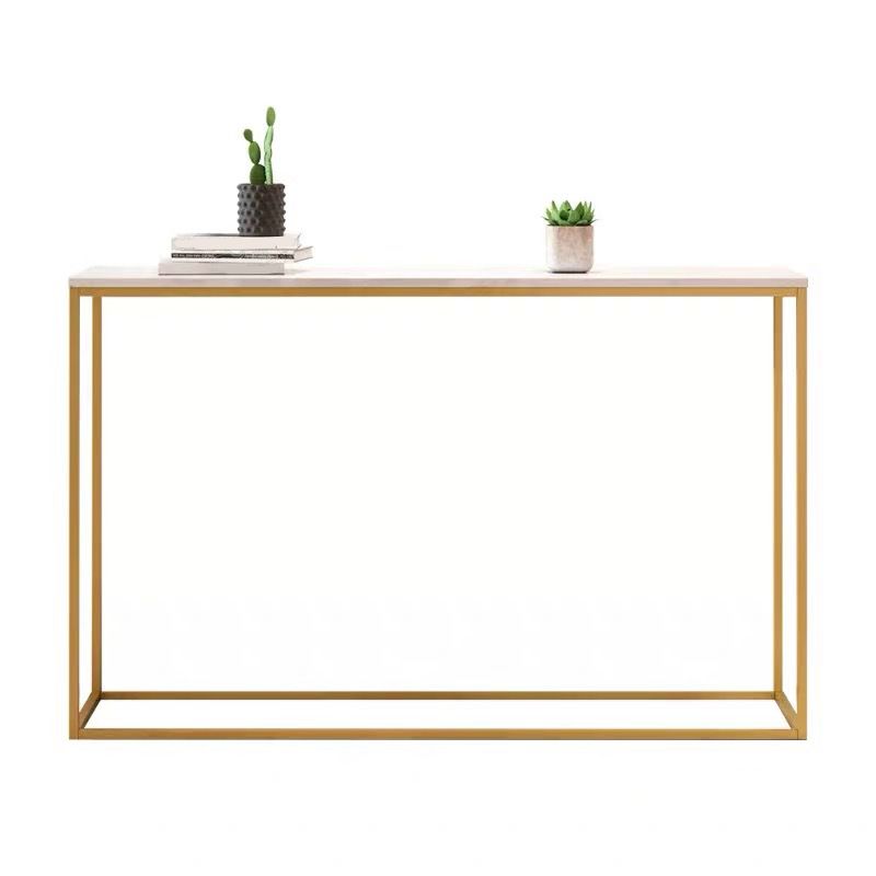 Marble Top Console Table for Hall Console Accent Table 29.53"