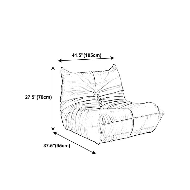 Sofá moderno de la almohada de la almohada trasera con 1 a 3 asientos para el apartamento