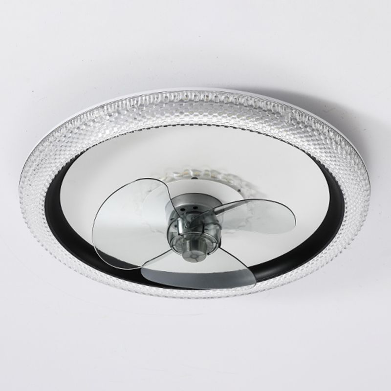 2 Light Ceiling Fan Lighting Modern Style Metal Ceiling Fan Light for Kitchen