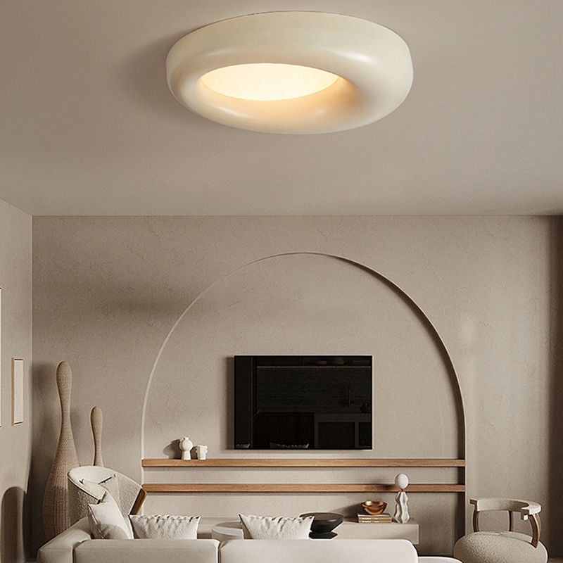 Metal Flush Mount Lamp Acrylic Shade Led Flush Mount for Living Room