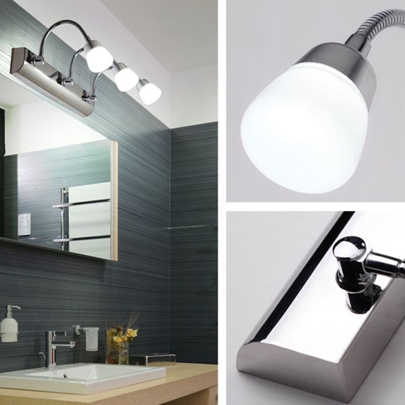 Metal Linear Vanity Lighting Contemporary Style Multi Lights Vanity Sconce Lights