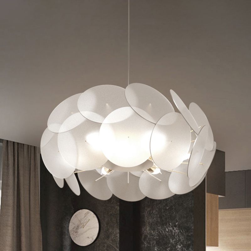 Wolkenartige Acrylhänge hängendes Licht Kit zeitgenössische LED weiße Deckenlampe für Schlafzimmer