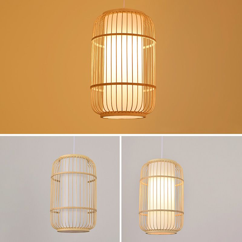 Chinesische Anhänger Beleuchtungskörper Rattan Hanges Licht mit hängenden Kabel für das Restaurant