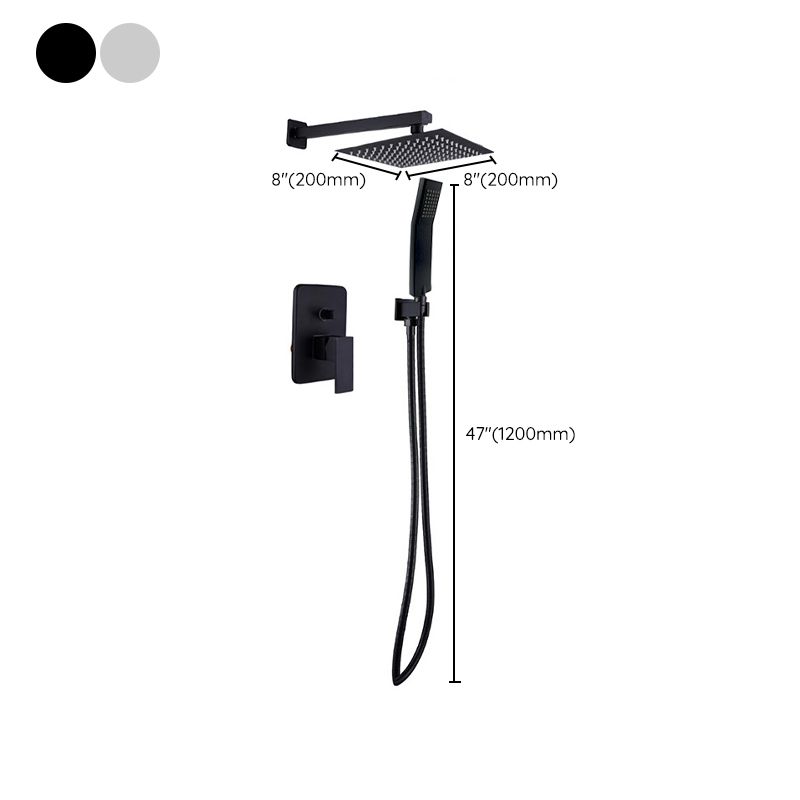 Modern Style Shower System Ceiling Mounted Spot Resist Handle Lever Shower System