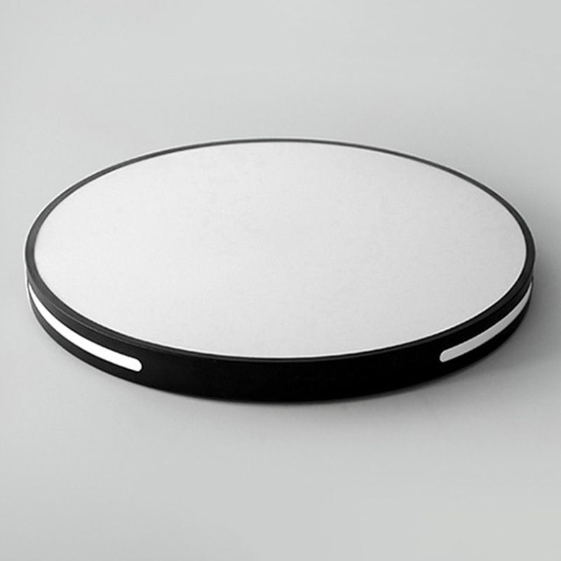 Schwarzer Rahmen Acryl Flush Mount Beleuchtung Moderne Deckenbefestigung für Wohnzimmer