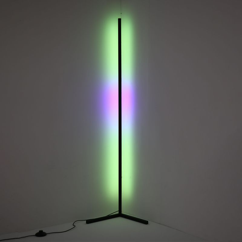 Minimalist Style Metal LED Floor Lamp Modern Geometry Line Floor Light for Living Room