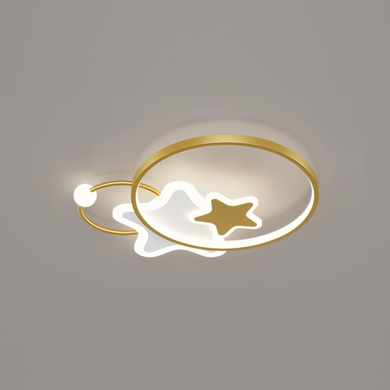 Modern Flush Mounted Ceiling Lights with Acrylic Shade LED Flush Mount Ceiling Lighting