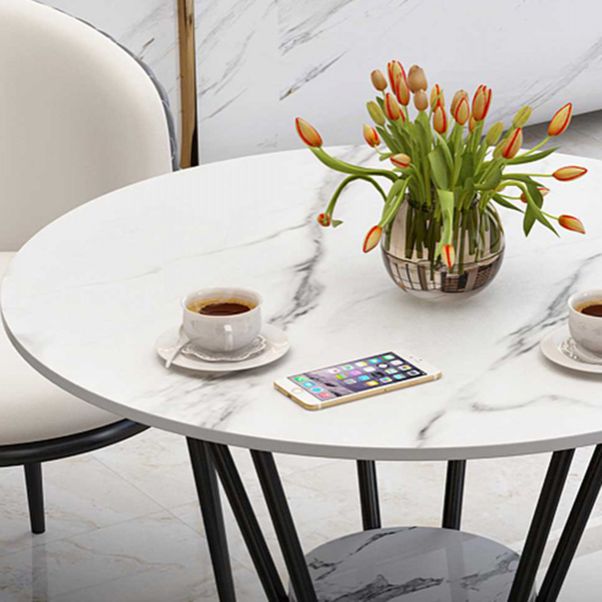 Modern Style Dining Set with Padded Chairs 1/2/5 Pieces Dinette Set for Home