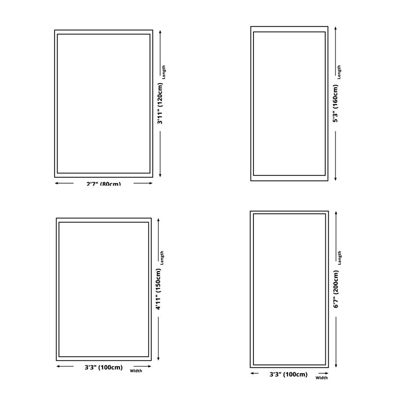 Stylish Area Rug Floral Rose Polyester Non-Slip Backing Carpet Indoor Rug for Living Room Decor