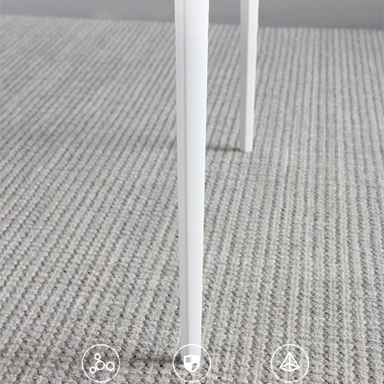 Modern 1/4/5/6/7 Pieces White Dining Set Sintered Stone Dining Table Set with Chairs