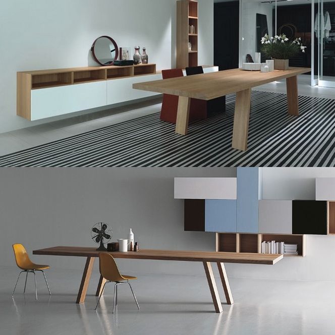 Rectangle Office Meeting Table Industrial Solid Wood Office Desk