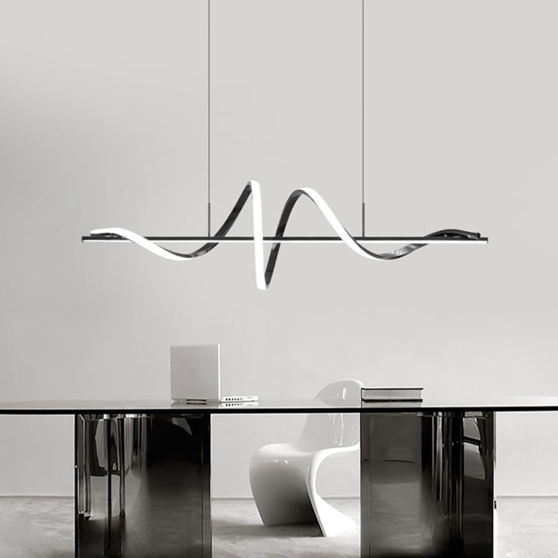 Modern Style Pendant Lighting Fixtures Black/Gold Island Lighting Ideas for Kitchen