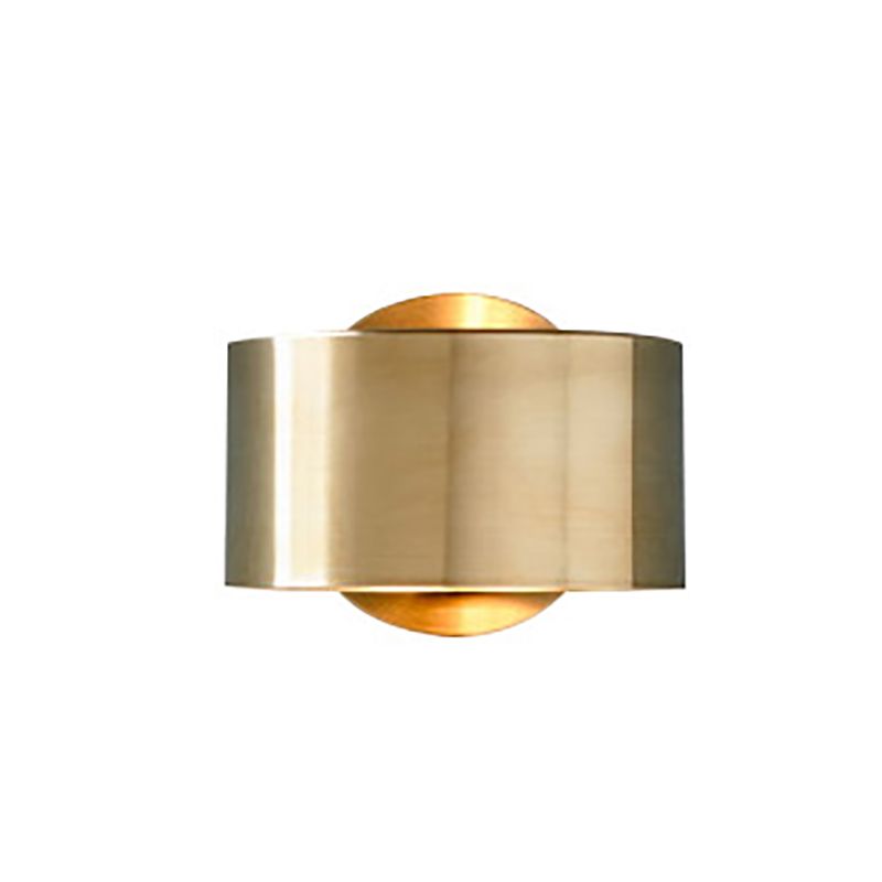 Wohnzimmer Goldene Wandleuchte postmoderne Metall mit einer Kopfwandmontage Leuchte
