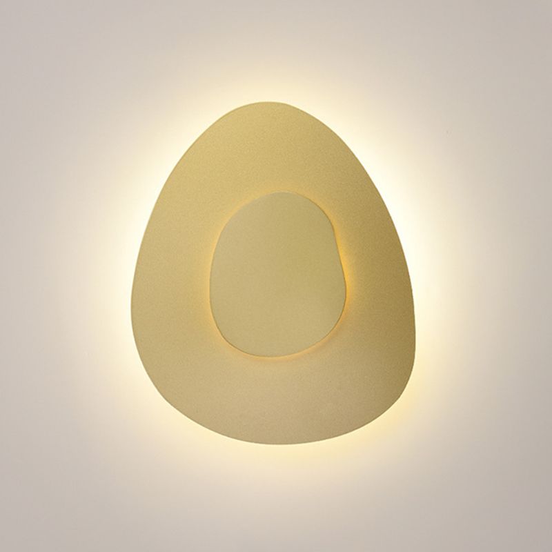 2-Light Geometric Wall Lamp Modern Metal Sconce Light for Bedroom