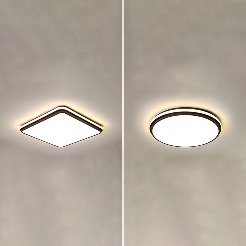 Acrylic 1-Light Flush Ceiling Light Fixture Geometrical Modern Style Flush Mount Lighting