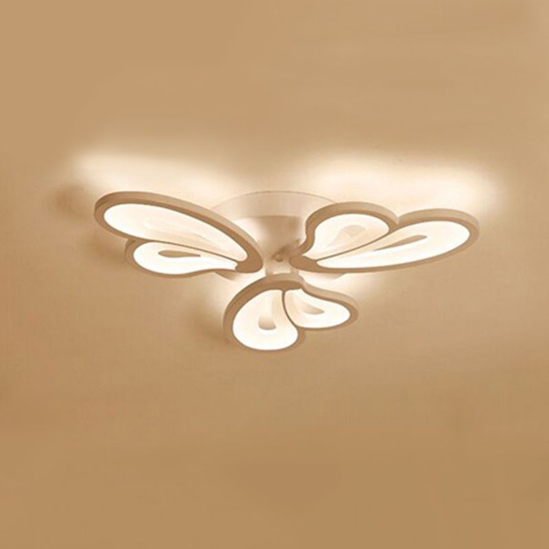 Floral Flush Mount Ceiling Light Acrylique Modern Simplicity Flush Mount Ceiling Light for Bedroom