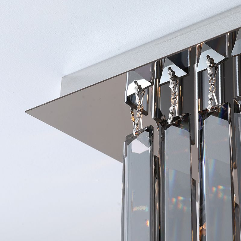 Ronde kristallen inbouwlamp Moderne eenvoud plafondlamp voor woonkamer