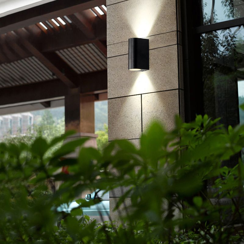 Luces de pared geométricas múltiples ideas de iluminación de pared de metal de estilo moderno