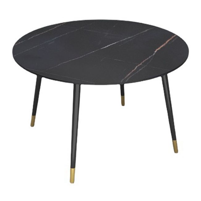 Sintered Stone Matte Finish Restaurant Table 4 Legs Glam Style Dining Table