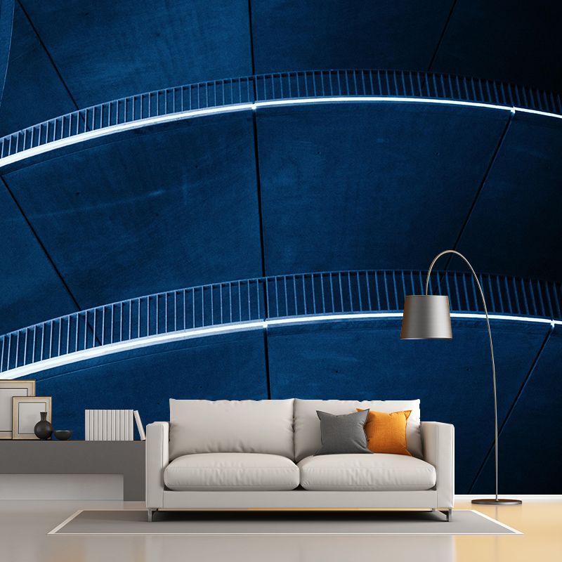 Customized Building Mural Wallpaper Mildew Resistant Wall Decor for Living Room