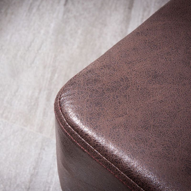 Modern Pure Color Standard Stain Resistant Leather Indoor Standard