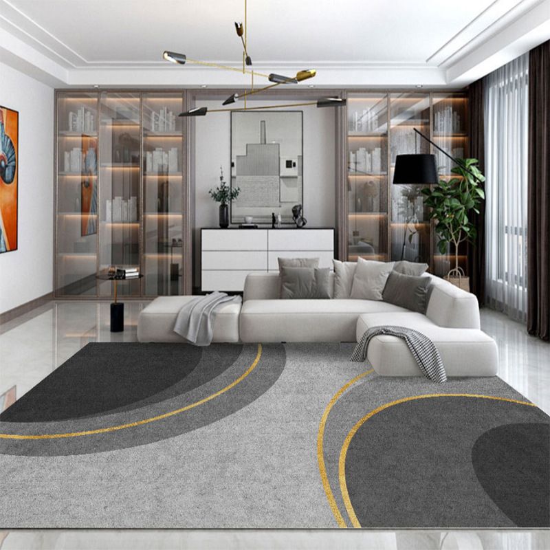 Modern tapijt Prachtig contrastpaneel indoor tapijten polyester vlekbestendig gebied tapijt voor woonkamer