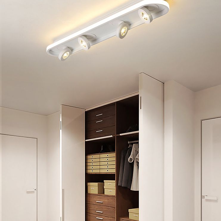 Plafonnier géométrique en métal, luminaire encastré à LED de Style moderne