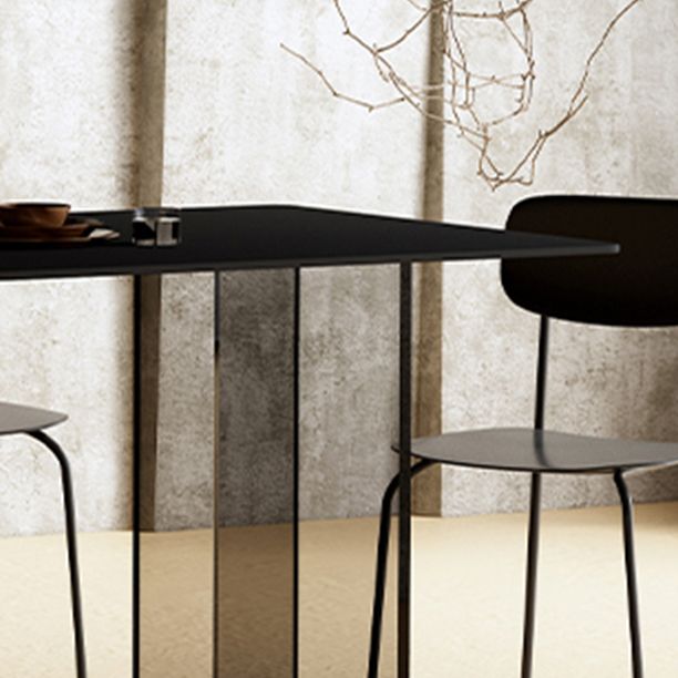 Modern 1/3/4/5 Pieces Dining Set Rectangle Acrylic Dining Table Furniture for Dining Room