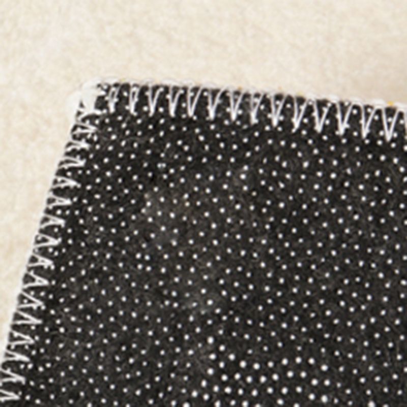 White Tone Casual Indoor Rug Polyester Abstract Pattern Carpet Anti-Slip Backing Rug for Home Decor