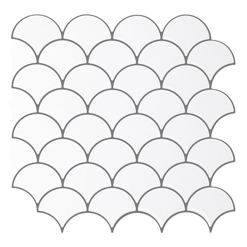 Mosaic Tile Peel & Stick Tile Pvc Kitchen Backsplash Peel and Stick Wall Tile Set of 2