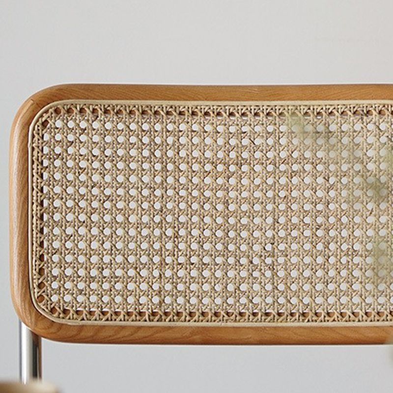 Industrial Style Open Rücken Essneitenstuhl Metall Armless Ess -Seitenstühle für Zuhause