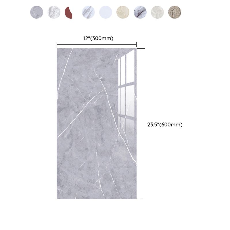 10-Pack 12" x 23" PVC Rectangular Peel & Stick Subway Tile Kitchen and Bathroom