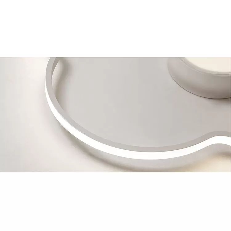 Nursing Room Cloud Ceiling Light Acrylic Modern White Finish Flush Mount Light