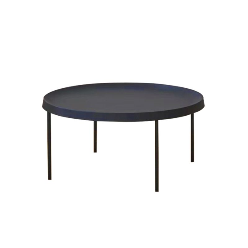 Mid-Century Modern Tray Top Coffee Table 4 Legs Iron Cocktail Table