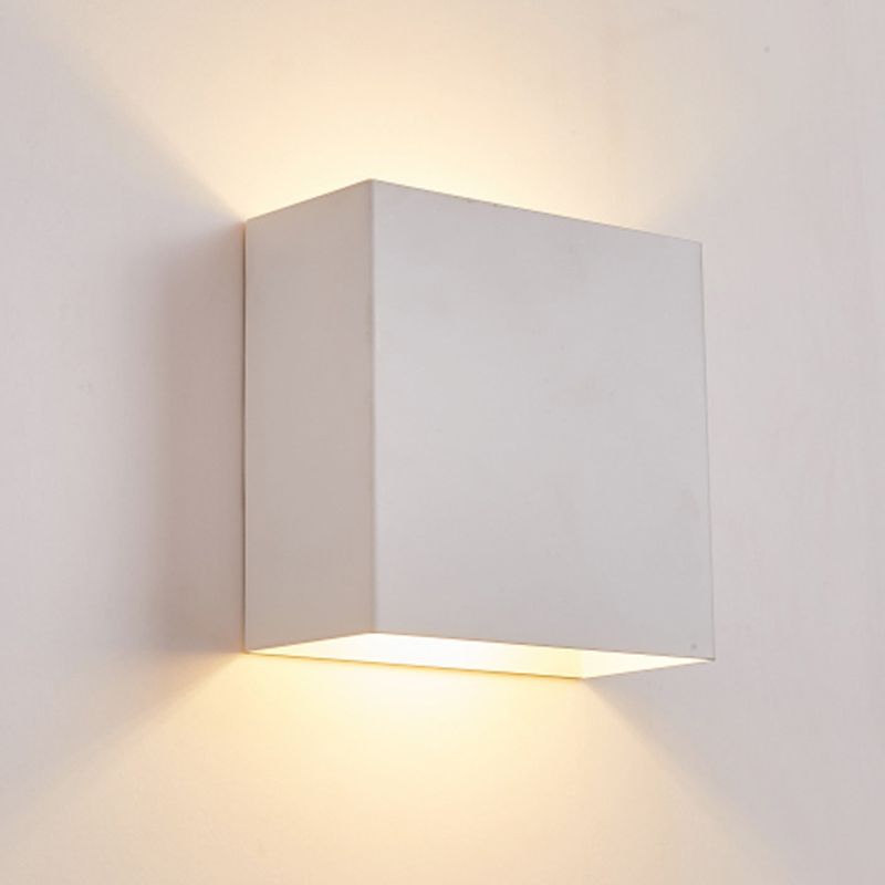 Metal Rectangle Wall Light Sconces Minimalism 1 Light Wall Mounted Lamp