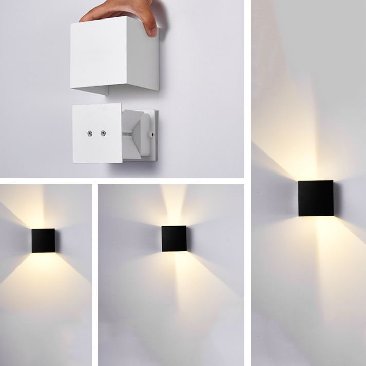Modern Wall Mount Lamp Nordic Simple Square Wall Sconce Light Fixture for Living Room