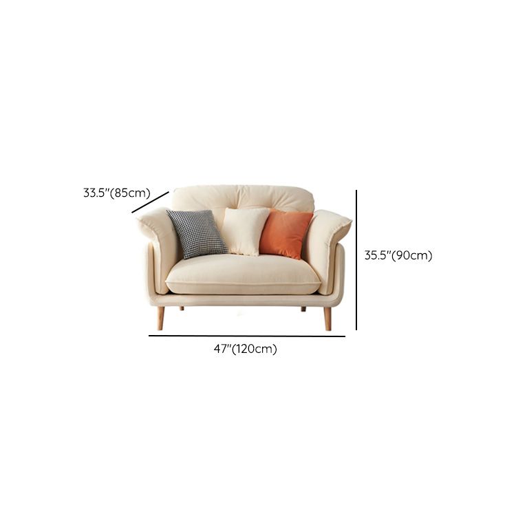 Modern Faux Leather Sofa Bed Pillow Top Arm Sofa for Living Room