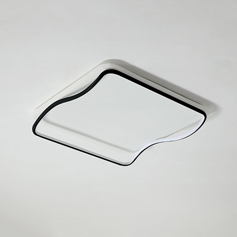 Plafonniers modernes avec abat-jour en silicone Plafonnier LED encastré