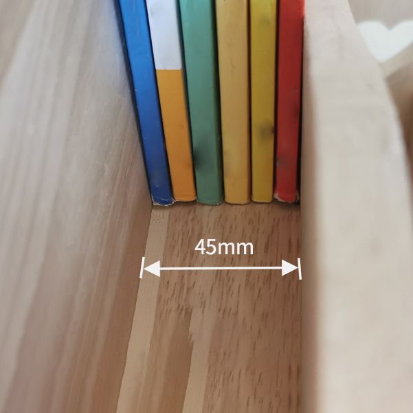 Modern Style Bookcase Solid Wood Bookshelf for Home Office Use